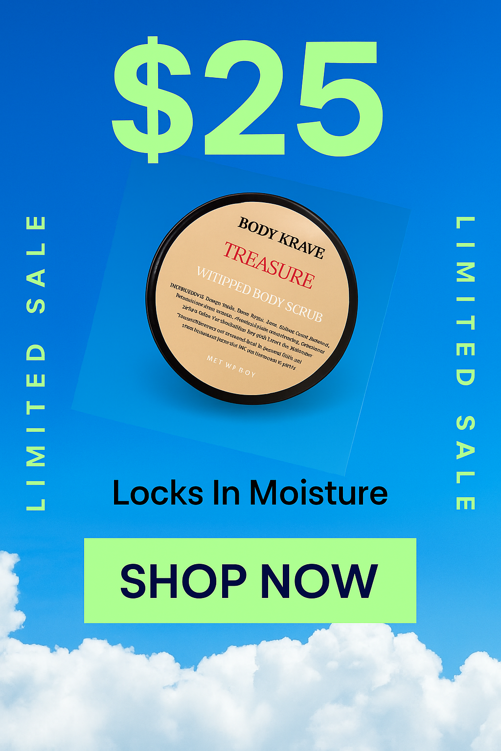 Treasure Whipped Body Scrub